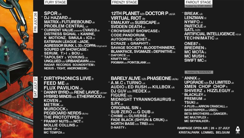 Rampage Open Air Line-Up